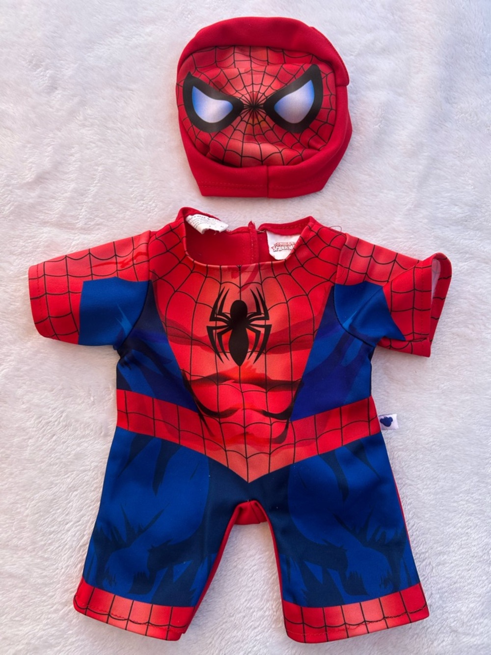 Build-A-Bear Red and Blue Spider Hero Costume Set